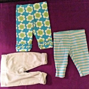 Newborn Infant Girl Pants Bottoms Carters Gerber